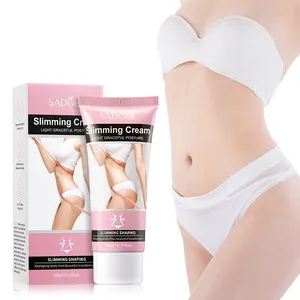 OEM SADOER private label natural beauty heated weight loss fat burn hot moisturizing slimming cream for women