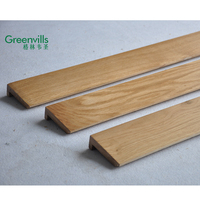 Greenvills accessoire de plancher d'escalier planches en bois massif de chêne naturel nez de marche