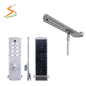 Tự làm sạch LED năng lượng mặt trời ánh sáng đường phố ngoài trời không thấm nước 30W 40W 50W 60W 70W 80W tích hợp tất cả trong một - Product Image 2