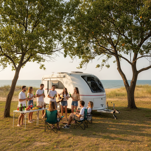 Autocaravanas Modernas <span class=keywords><strong>de</strong></span> Diseño Ligero <span class=keywords><strong>para</strong></span> Exteriores, Casas Rodantes Todoterreno, Remolques <span class=keywords><strong>de</strong></span> Viaje, Casas Móviles, Caravanas - Product Image 1