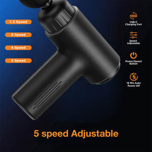 D0090 Productos de tendencia 2025 Productos al por mayor Pistola de masaje OEM Aceptar mini massagepistole massageger T pistola de masaje portátil - Product Image 3