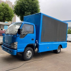 Good Price ISUZU 100P 4x2 120hp Full Color LED Screen Vehicle Mobile Advertising Truck for Sale - Product Image 3