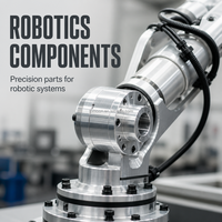 Pièces tournées CNC sur mesure, petites séries, livraison en 3 jours, aluminium, acier, robotique, fournisseur de prototypes rapides