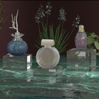 Bloc de présentation en acrylique massif poli ultra-transparent sur mesure pour vitrine de bijoux de détail