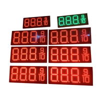 Grosir iklan luar ruangan 16 inci 8888 8.889/10 pompa bensin stasiun Led Harga papan tanda Display