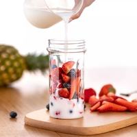 Blender Portabel Mini Xiaomi Pinlo 350W, Mesin Pembuat Jus Jeruk Portabel, Blender Portabel