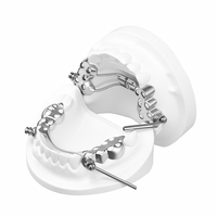 ISO Sertifikalı Dental Herbst Ortodontik Cihazı Özel Mandibular İlerletme Cihazı Tıbbi Sınıf 316L Paslanmaz Çelik