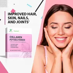 Kollagen peptide Pulver Vitamin C Haut aufhellung Glühendes Licht Protein pulver mit Kollagen FÜR Haar Haut nägel - Product Image 6