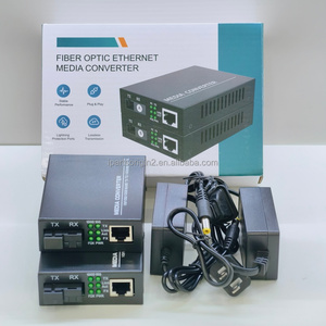 Offre Spéciale – Convertisseur Média Gigabit RJ45 1 Port avec Protection Foudre pour Caméra IP CCTV Extérieure et Câblage Longue Distance - Product Image 1