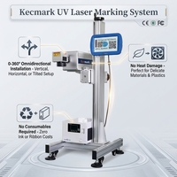 Marqueur laser UV haute vitesse CE ISO 20 m/s pour le marquage du métal/du verre avec une grande précision et un refroidissement par eau