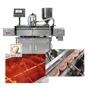 MTW tự động Kem pho mát lây lan Mayonnaise Mince thịt nước sốt Máy chiết rót - Product Image 1