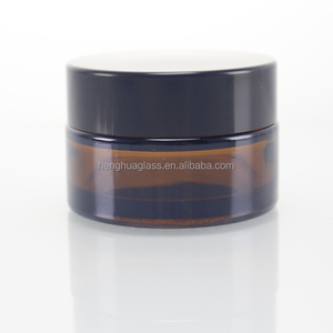 Miệng rộng vòng mỹ phẩm Kem <span class=keywords><strong>container</strong></span> rỗng Mini Kem mắt Mặt Kem 5g 10g 15g 20g 30g 50g <span class=keywords><strong>60g</strong></span> hổ phách màu nâu lọ thủy tinh - Product Image 3
