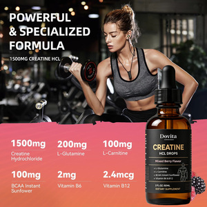 Made in USA <b>Creatine</b> <b>HCL</b> Liquid Drops Private Label Vegan GMP Certified Energy Booster Recovery for Athletes Gym OEM Whole sales - Product Image 3