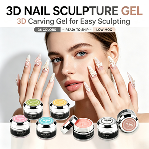 Gel per Scultura 3D con Effetto Tridimensionale, Facile da Rimuovere, Gel per Pittura e Scultura, 3 Tipi UV/LED, 36 Opzioni di Colore per Nail Art - Product Image 1
