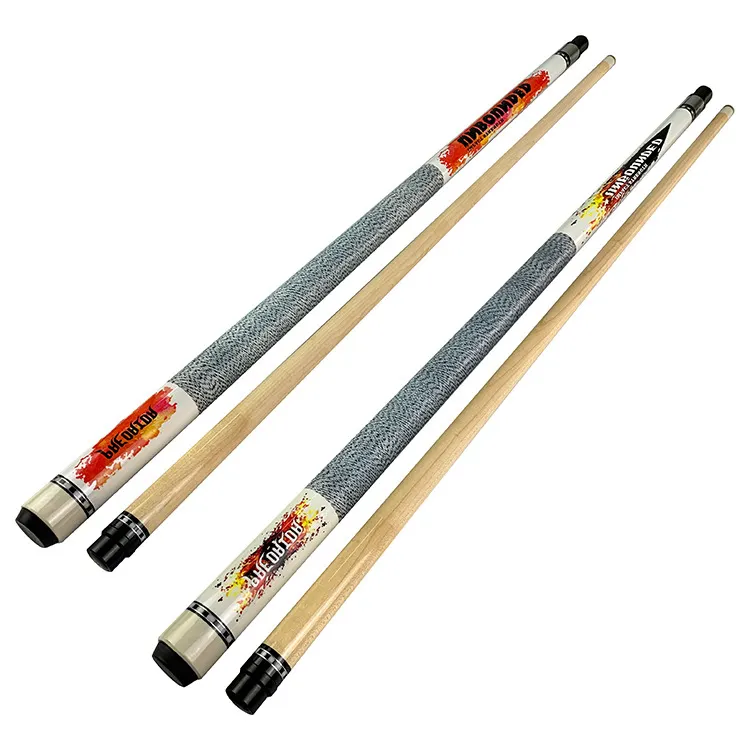 High Quality Customized Styles International Standard Canada Maple Wood Pool Cue For Sale