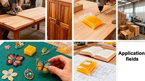 Smeltgelei Lijm Voor Houtbewerking Bouw Transport Verpakking Vezel & Kleding Gebruik 1Kg Dongguan Guangdong - Product Image 2