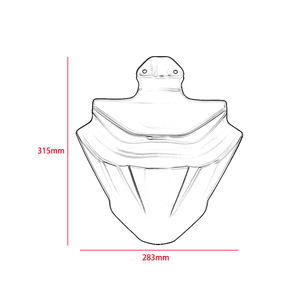 XXUN — couverture d'extension pour le nez avant de moto, pour Honda CRF1000L <span class=keywords><strong>CRF</strong></span> <span class=keywords><strong>1000</strong></span> L 2016, <span class=keywords><strong>2017</strong></span>, 2018, 2019 - Product Image 6