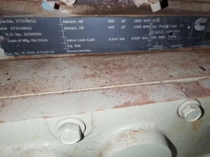 <span class=keywords><strong>Moteur</strong></span> de bateaux Kta19 600 cv 700 cv Cylindre intérieur diesel marin Type d'essence usagée - Product Image 4