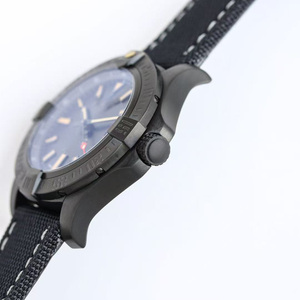 Montre mécanique automatique en acier inoxydable de haute qualité, verre saphir, bracelet en cuir de vache/PU, calendrier, résistance à l'eau 5 BAR, simple - Product Image 4