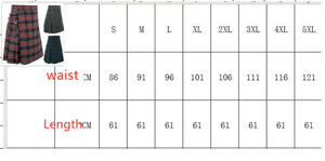 <strong>Men</strong> Scotland Kilt Traditional Plaid Pleated Bilateral Chain Gothic Punk Hip-hop Avant Garde Scottish <strong>Tartan</strong> <strong>Trousers</strong> Skirts - Product Image 5