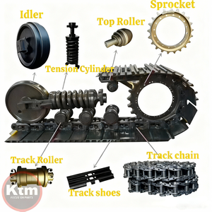 อะไหล่รถขุดขนาดเล็ก <span class=keywords><strong>Hitachi</strong></span> EX30 EX33 EX35 ชุดปรับตั้งราง 9126850 อะไหล่เครื่องจักรก่อสร้าง ชุดสปริงราง - Product Image 4