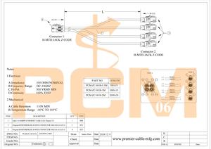 H-MTD สายไฟ4-in-1 H-MTD พอร์ตสี่พอร์ต E6K10D-1CAZ5-Z กับสายรัดอีเทอร์เน็ตยานยนต์ E6K10A-1CAZ5-Z พอร์ตเดียว - Product Image 6