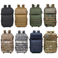 Sac à dos TJD noir pour l'extérieur, grande capacité, imperméable, durable, en nylon, outils de survie, premiers secours, randonnée, camping, urgence