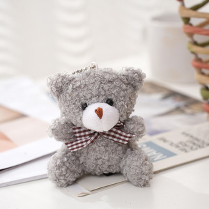 Promotion <b>Cute</b> Cartoon Mini Teddy <b>Bear</b> Plush Keychain Kids Backpack Animal Toy and Gifts for Children - Product Image 2