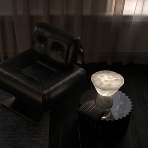 Spanish Marble Mushroom Table <b>Lamp</b> E27 <b>Led</b> 220V Switch Control Bedside Decorative <b>Lighting</b> Fixture - Product Image 4