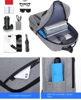 Mochila de Negocios Resistente al Por Mayor, Unisex, para Portátil de 15.6 Pulgadas, Oxford, Impermeable, con Puerto de Carga USB, para Viajes y Escuela