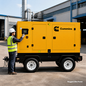 Generador Diésel Cummins Súper Silencioso, Trifásico, Salida de CA, 50/60HZ, 1500/1800RPM, Grupo Electrógeno de 40kw 50kva - Product Image 3