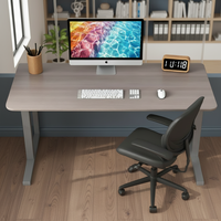 Table de travail électrique à hauteur réglable - Construction métallique au design moderne pour usage domestique ou professionnel, idéale pour l'assemblage d'ordinateurs