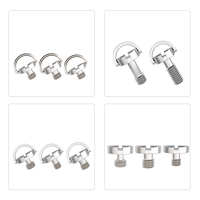 Accessoires de trépied Type de boule Pan Tilt plaque de dégagement rapide 1/4 vis de montage 1/4 vis de précision pour appareils photo reflex numériques