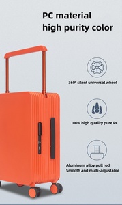 Maleta Rígida ABS Ligera Unisex con Ruedas Giratorias de 360 Grados, Cierre TSA, Asa Telescópica y Cierre de Cremallera, Moderna - Product Image 3