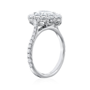 Elegante anello a forma di goccia per donna, gioiello da dito scintillante e alla moda - Product Image 3