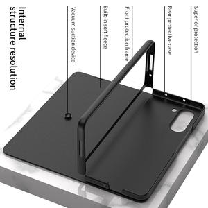 Esto es adecuado para la funda de teléfono plegable Z Fold5 con una carcasa de cristal de color contrastante. PLIEGUE <span class=keywords><strong>5</strong></span> - Product Image 4