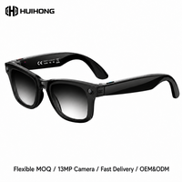 Lunettes intelligentes W620PRO avec caméra HD 13MP, audio musical sans fil, lunettes de soleil polarisées pour les sports de plein air