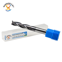 Fraise à coupe en spirale en carbure monobloc 3 cannelures coupe-copeaux routeur CNC 6mm 8mm diamètres de tige outils en bois revêtus OEM