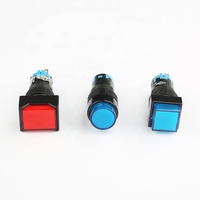 Interrupteur à bouton-poussoir momentané en plastique 12 mm 1NO1NC sans éclairage