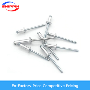 303 304 thép không gỉ 304ss din7337 tự cắm kéo móng tay Pop trang trí tròn Đầu phẳng đinh tán mù - Product Image 5