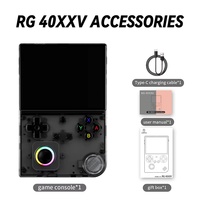 Consola de Videojuegos Portátil ANBERNIC RG40XX V, Pantalla HD de 4.0 Pulgadas, Anillo de Luz RGB, Sistema Linux, Gran Venta