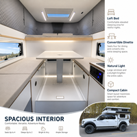 Nouvelle caravane pliable pour pick-up, économique, design imperméable, pour le camping en plein air, capacité 2-4 personnes