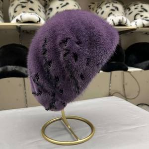 Sombrero <span class=keywords><strong>de</strong></span> boina <span class=keywords><strong>de</strong></span> lujo <span class=keywords><strong>de</strong></span> invierno <span class=keywords><strong>de</strong></span> alta calidad MWfur, calentador <span class=keywords><strong>de</strong></span> cabeza, gorra <span class=keywords><strong>de</strong></span> piel <span class=keywords><strong>de</strong></span> visón para adultos, sombrero <span class=keywords><strong>de</strong></span> piel <span class=keywords><strong>de</strong></span> visón Real para <span class=keywords><strong>madre</strong></span> para dama - Product Image 4