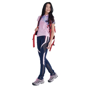 Pantalones de exterior elásticos de 4 vías para mujer con aberturas laterales, lote pequeño OEM disponible y perfecto para senderismo de montaña - Product Image 1