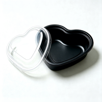 OEM Klantspecifieke Vorm Zwarte Basis Transparant Deksel PET PP Voedsel Blisterverpakking Multi-compartimenten Verpakking Bakkerij Mousse Vers Fruit Voedselverpakking