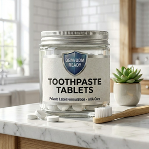 Produttore OEM ODM di Dentifricio in Compresse Naturale Senza Sprechi, Etichetta Privata Personalizzata, Ecologico, da Viaggio, Masticabile - Product Image 2