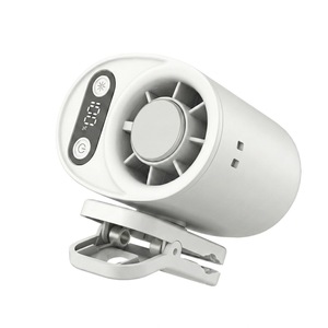 New Bladeless <b>Clip</b>‑on Turbo Mini Fan Portable Neck Waist Hanging Cooling Fan With Cooling Plate For Stroller Travel - Product Image 1