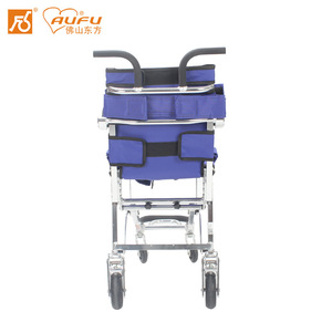 Silla de ruedas hemipléjica AUFU FS800LAJ de aleación de aluminio, manual, para movilidad de personas con discapacidad. - Product Image 4