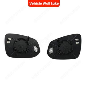 กระจกมองหลังรถยนต์ Wolf Lake สำหรับ Toyota Sienna 2021-2024 ระบบตรวจจับจุดบอด สีเงิน อะไหล่ทดแทน - Product Image 4