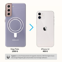 Plaque magnétique Autocollants Anneau pour Magnetic Safe Grip Tok Slim Magnetic Plate for Maxafe Charger Accessories for All Smartphones